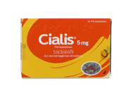 Packung Cialis Taglich 5 mg mit 14 Filmtabletten von Lilly
