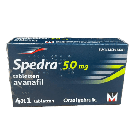 Spedra 50 mg 4 filmovertrukne tabletter